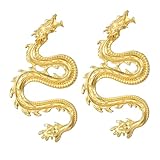 IMIKEYA Pendientes de Dragón Dorados para Mujer Diseño Único y Joyería de Oreja Elegante para Fiestas y Diario