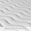 NALUI - Colchón Viscoelástico Reversible 67x180cm Gredos con Altura ±15cm. Tejido Strech y Tejido 3D Transpirable | Especial para Cama Nido | Firmeza Medio-Alta | Adaptable | Hecho en España #5