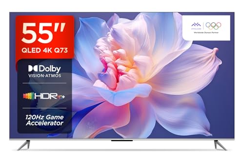 Image of iFFALCON 139 cm (55 inches) 4K Ultra HD Smart QLED Google TV iFF55Q73 (Black)