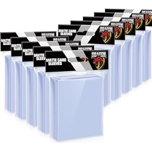 1000 Counts Card Sleeves Top Loaders for Trading Cards, Penny Soft Sleeves Baseball Card Sleeves Protectors Fit for Sports Cards, Football, Game Card