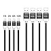 USB Type C Cable, SCHITEC 4PACK(1ft 3ft 6ft 10ft) USB 3.0 Type-C to USB-A Male Sync & Charging Bold TPE Cable for Samsung galaxy S8 Note 8 Apple New Macbook LG G5 G6 Google Nexus 5 X 6P(4PACK)