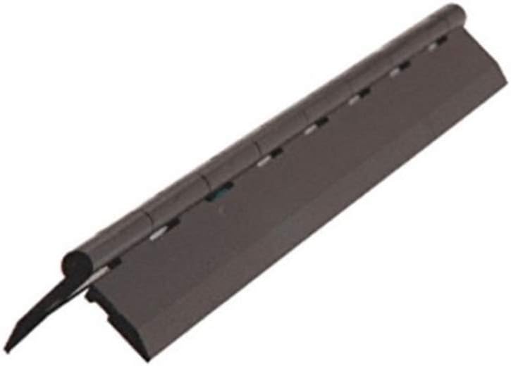 Hinge, Continuous, Acrylic, Black - 12 in long