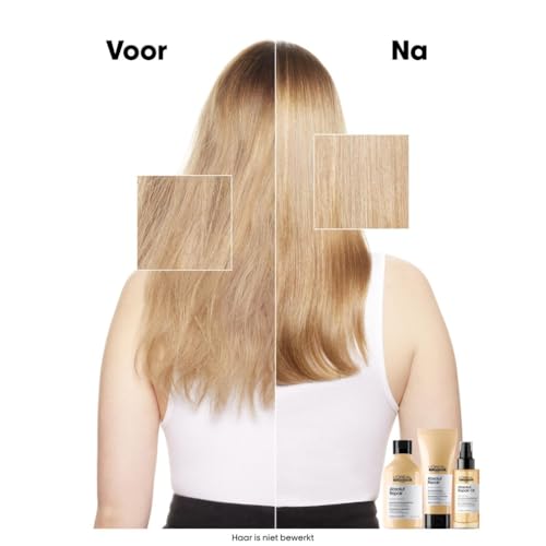 L'Oréal Professionnel, Herstellende Shampoo, Voor Beschadigd en Droog Haar, Herstelt en Herstructureert Het Haar Zonder Het te Verzwaren, Met Proteïnen, Absolut Repair, 500ml - Afbeelding 4