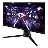 Monitor Gamer Samsung Odyssey 24', FHD, 144 Hz, 1ms, com ajuste de altura, HDMI, DP, VGA, Freesync, Preto, Série G3