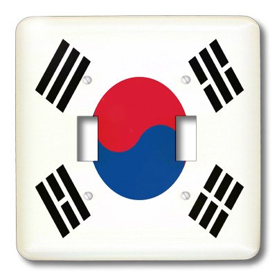 South Korea Flag interrupteur à baïonnette multicolore déco Corée - 3