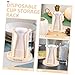 Imagen de HOLIDYOYO Portavasos De Papel Dispensador De Mesa Blanco 2 Unidades Organizador Doméstico para Vasos Desechables Cafetería y Hogar