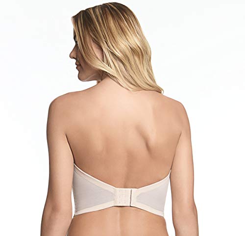 Dominique Tayler Lace Backless And Strapless Corselet Bridal Bra With Breathable Memory Foam Cups - Nd38Dd/E Nude #TOP2
