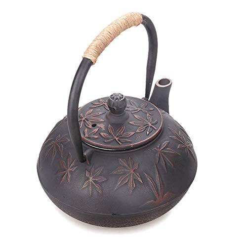 XHCP Teapot Ceramics Cast Iron Teapot Tea Kettle for Stove Top with Stainless