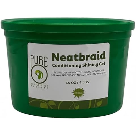 KAGA Pure O Natural Neatbraid Beauty Professional Conditioning Shining Gel 64oz / 4LB Cover