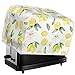 Baxinh Lemon Flower Toaster Dust Cover Bread Maker Machine Cover, Dustproof Bakeware Protector with Top Hook, 2 Slice Toaster Appliance Cloth Cover, Yellow