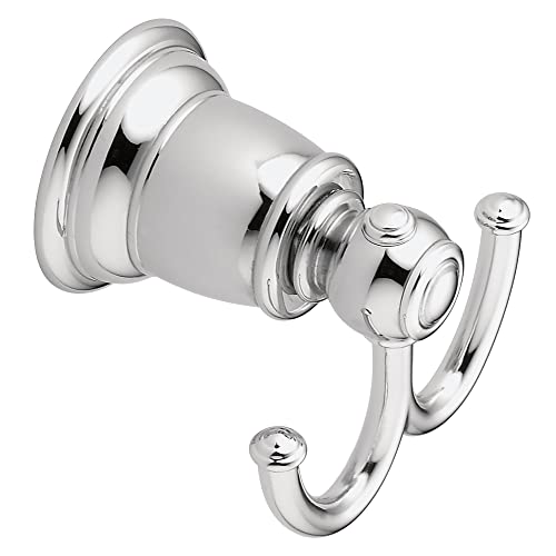 Moen YB5403CH Kingsley Double Robe Hook, Chrome Moen YB5403CH Kingsley Double Robe Hook, Chrome