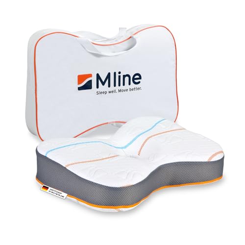 M LINE | Athletic Pillow | Orthopädisches Kopfkissen - Kissen...