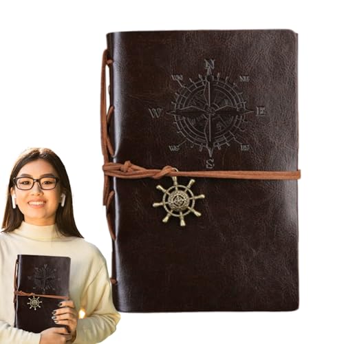Carnet vintage anti-fatigue visuelle avec papier doux pour journal intime