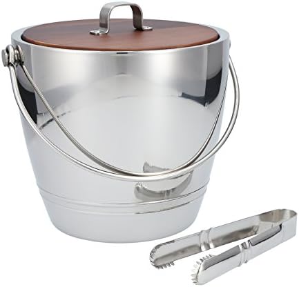 Crafthouse by Fortessa Professional Barware by Charles Joly Stainless Steel Round Ice Bucket with Tongs Crafthouse by Fortessa Professional Barware by Charles Joly Stainless Steel Round Ice Bucket with Tongs