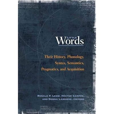 Little Words: Their History, Phonology, Syntax, Semantics, Pragmatics, and Acquisition