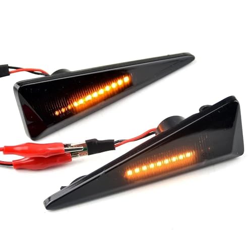 �T�C�h�^�[���V�O�i�� 2x LED �T�C�h�}�[�J�[�����v�^�[���V�O�i���_�C�i�~�b�N���C�g �ɓK������ �A���@���^�C�� 2001-2003 �G�X�p�X MK4 2002-2014 ���K�[�k MK2 2002-2009 �Ԃ̃C���W�P�[�^�[���C�g(Smoky-bl