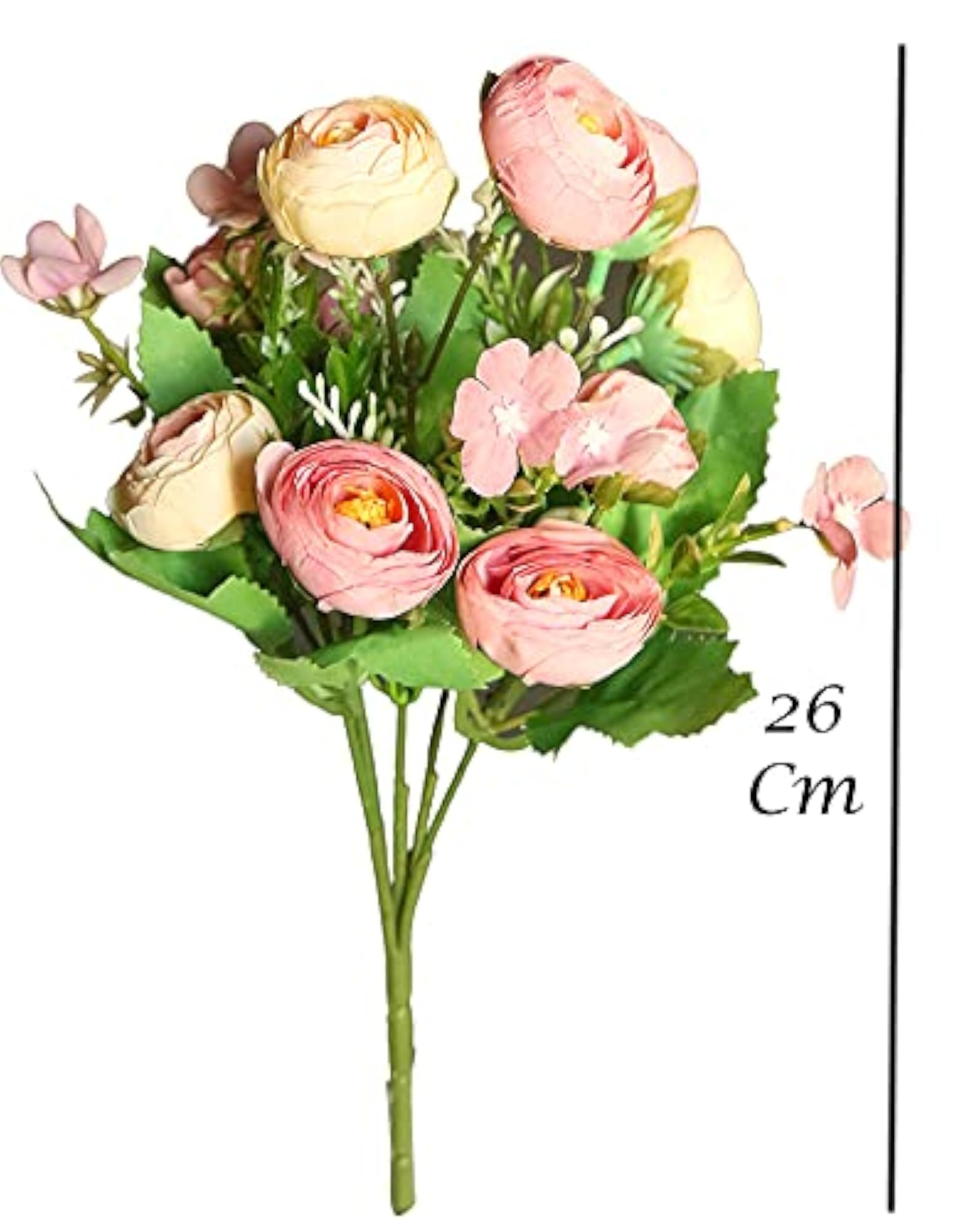 Artificial Rose Silk Flowers Bouquet