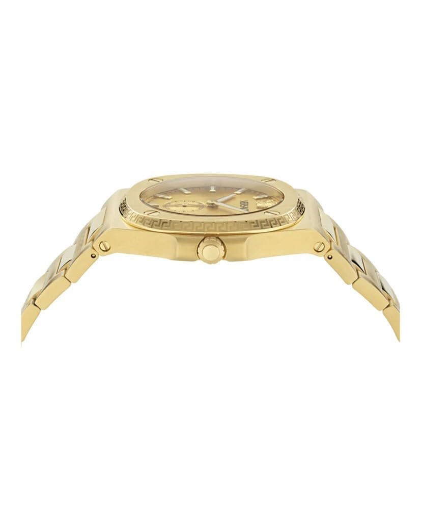 Versace Orologio da uomo analogico al quarzo svizzero con cinturino in acciaio inox VE0V00425
