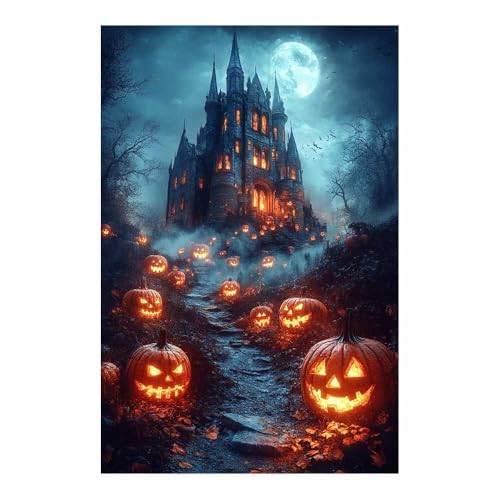 Poster d'Halloween décoration murale toile citrouille accessoire photo noir