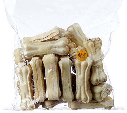 Sage Square All Life Stages Pressed Rawhide Bone Treat For Healthy Dog Heathcare (5 Inch) (Pack Of 500Grm Bones) (B07Z96FLZ9) Amazon Price History, Amazon Price Tracker