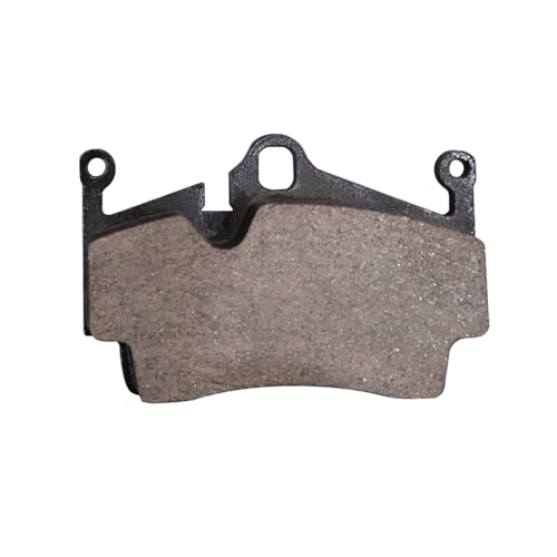 Image of Detroit Axle - Rear Ceramic Brake Pads with Hardware Set Replacement for Porsche 718 Boxster Cayman - 4pc Set