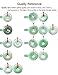 Dahlia Eternal Circle Jade Necklace, Real Grade A Certified Burma Jadeite for Inner Peace, Adjustable Lucky Red Cord, D24-Q80