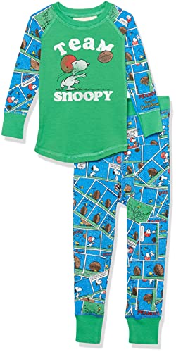 Munki Munki Girls' Youth Tight Fitting Long Sleeve Raglan Tee and Pant Pajama Set