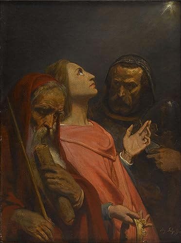 Toile L'Adoration des mages d'Ary Scheffer pour inspirer votre décoration murale