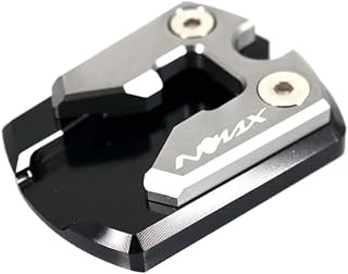 Motorcycle Kickstand Foot Side Stand Extension Pad for NMAX 155 N-MAX 155 2015-2019 Aluminum Support Plate in Multiple Colors Motorcycle Extension Pad