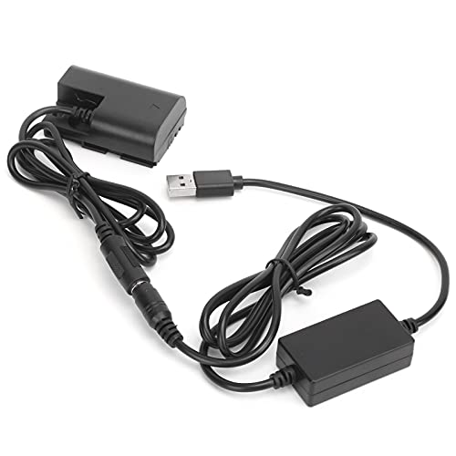 Bateria simulada LP-E6 con acoplador CC que elimina el cambio de baterias en camaras 5D y 6D