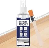 AllisWay Poliuretano Espanso Schiuma, Pulitore Schiuma Poliuretanica, Solvente Schiuma Edilizia Rimuove Poliuretano Espanso Superfici di Vari Oggetti, 100ML