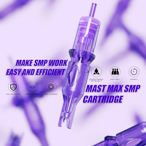 Image of Mast SMP Max 0403RL Tattoo Needle Cartridges, 20PCS, #04 0.18mm Round Liner | 3RL Ultra-Fine 3-Needle Grouping • Fine Line, Stippling, Dotwork, Micro Detail and SMP • Fits Standard Tattoo Pens and Grips.