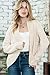 Dokotoo Womens Winter Autumn Fashion Open Front Cardigans Sweaters for Women Long Sleeve Soft Chunky Knitted Casual Cardigans Outwears Jackets Coats Early Fall Fashion Winter Apricot Large