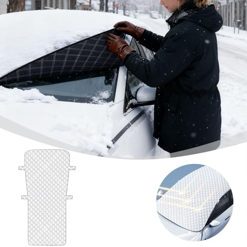 Protector de parabrisas resistente al viento y aislamiento térmico total 3