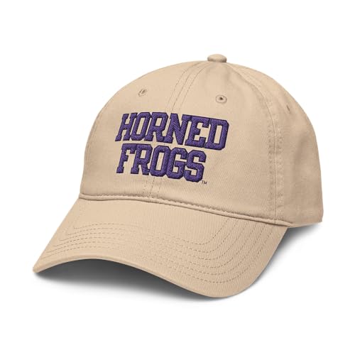 TCU Horned Frogs Title Logo Officially Licensed Adjustable Baseball Hat