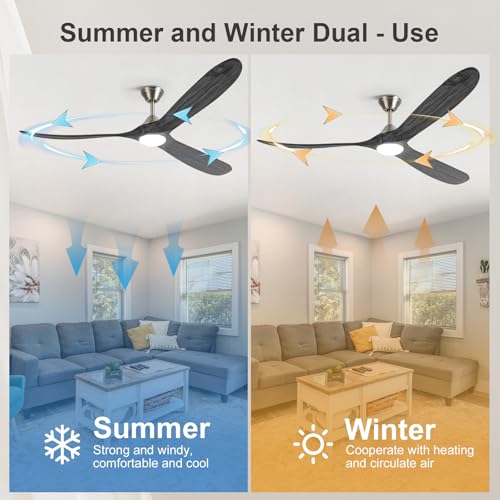 Image of Large Ceiling Fan with light, 70 inch Outdoor Ceiling Fans for Patio