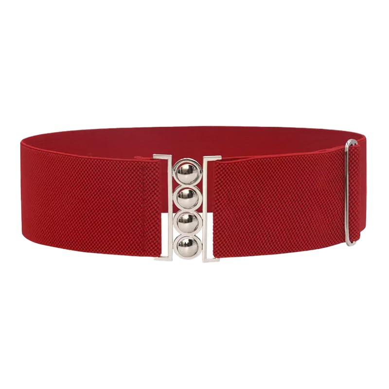 COTIM COYIN Women's Wide Elastic Waist Belt, Christmas Waistband