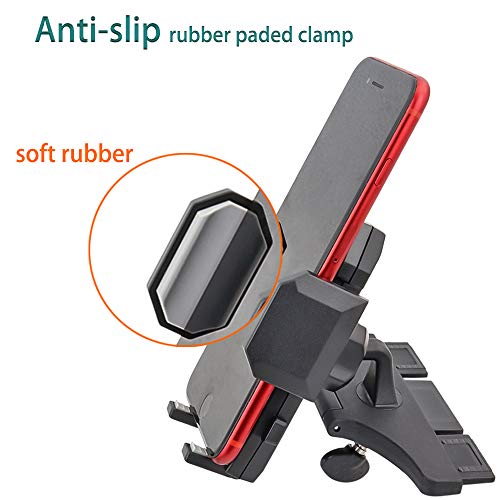 Kolasels Universal Cd Slot Phone Mount, Car Cell Phone Holder With One Hand Operation Design For Iphone 11/Xs/Xr/X/8 Plus/8/7/6, Samsung Note 10+/10/9/8/7, Htc, Lg And More 3.5-6.5 Inch Cell Phones #TOP3