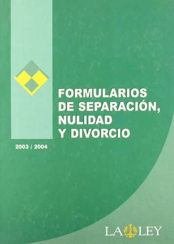 Portada de Manual del Programa de Formularios de Separacion Nulidad y Divor Cio