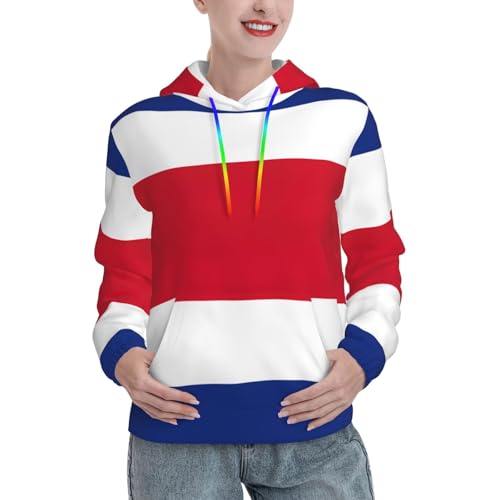 Sweat à capuche Costa Rica EdWal pour femme coupe ajustée