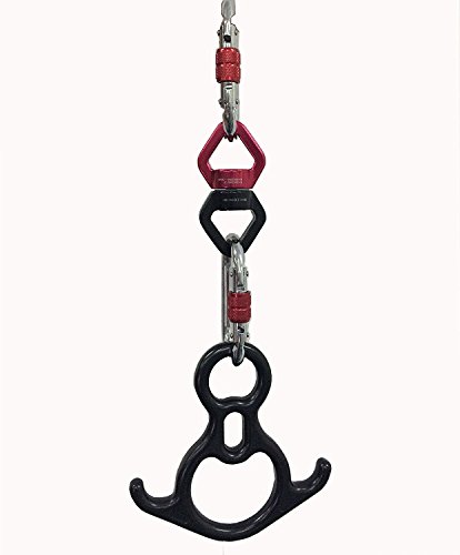 Dasking Premium Aerial Silks Equipment - Safe Deluxe Aerial Kit (Dark Purple) #TOP4