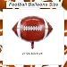 6Pcs Football Balloons Large Football Foil Balloon Sports Balloons for Footballs Birthday Party Supplies