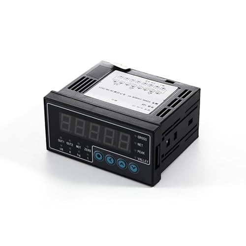 Load Cell Sensor Indicator Display,Supply AC100-240V,Weighing Transducer Batching Trasmitter,Two Sets of Relay Outputs,Adjustable Display Unit - g kg t kN,Alarm Setting