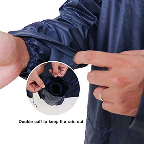 Image of Rain Suits for Men Women Waterproof Work Lightweight Rainwear Rain Coat Rain Gear