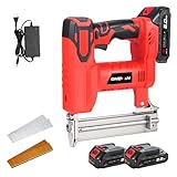 ONEVAN 電動タッカー 充電式 釘打ち機 ピンタッカー フィニッシュネイラー 持ち運び便利 ピンネイル200本付き 日曜大工 DIY 家具 天井 木工 リノベーション 建設 園芸 バッテリー付き 日本語取扱説明書