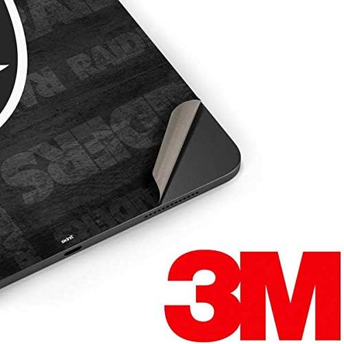 Skinit Decal Tablet skin compatible with iPad Pro 12.9in (2021) - Officially Licensed NFL Las Vegas Raiders Black & White Design