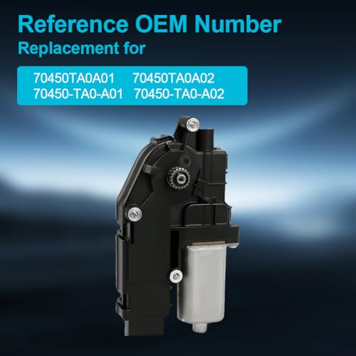 Image of Sunroof Motor Moon Roof Compatible with Honda Accord 70450-TA0-A01 14 Pins | 70450-TA0-A02 Coupe Sedan XE /XE-L 2008-2012 70450TA0A01 70450TA0A02 2door / 4door