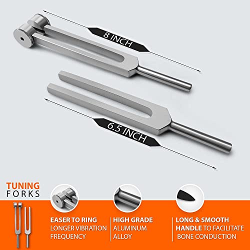surgical online set of 3 pcs aluminum sensory tuning forks c 128 512  taylor percussion hammer mallet superior diagnostic kit