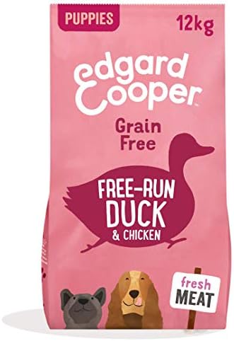 Edgard & Cooper Grain Free Adult Dog Dry Food - Fresh Meat, High Protein & Natural Ingredients (Venison & Duck, 7kg)