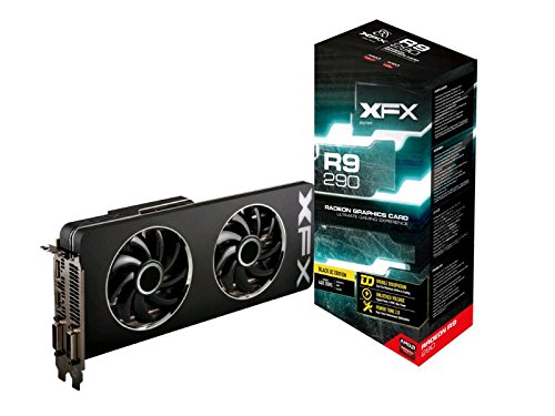 Xfx Black Edition Double D Radeon R9 290 980Mhz 4Gb Ddr5 Dp Hdmi 2Xdvi Graphics Cards R9290Aedbd #TOP15